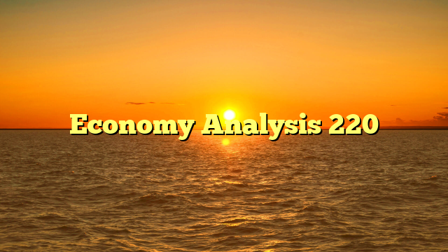 Economy Analysis 220